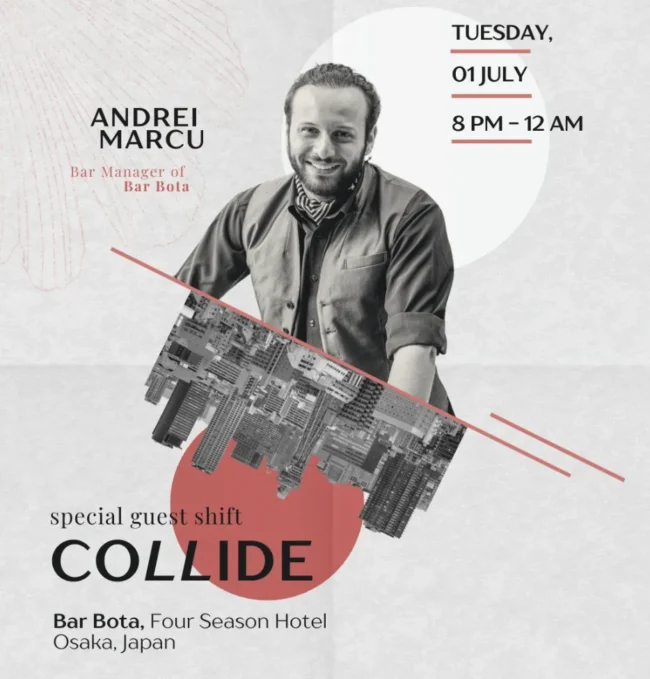 Special guestshift of Andrei, Bar Manager of Bar Bota, Japan